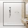 Balneo Duplex NEXT Inox kétoldalas lineáris lefolyó 70 cm csempézhető, króm Duplex70N