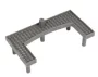 Balneo Duplex Standard kétoldalas lineáris lefolyó 80 cm csempézhető, króm Duplex80 – BAL-Duplex80