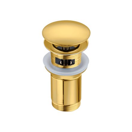 Balneo Brass Klik Klak C leeresztő túlfolyós mosdókagylóhoz, arany E0101030101-3