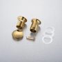 Balneo Brass Klik Klak C leeresztő túlfolyós mosdókagylóhoz, arany E0101030101-3