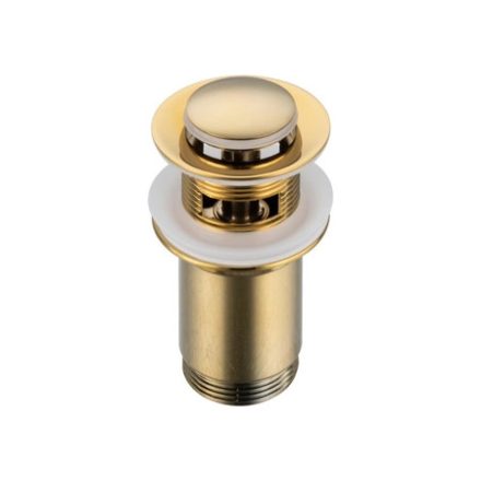 Balneo Brass Klik Klak E leeresztő túlfolyós mosdókagylóhoz, arany E0101030101-4