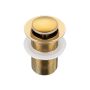 Balneo Brass Klik Klak B leeresztő túlfolyó nélküli mosdókagylóhoz, arany E0101030102-2 