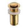 Balneo Brass Klik Klak E leeresztő túlfolyó nélküli mosdókagylóhoz, arany E0101030102-4
