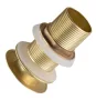 Balneo Brass Klik Klak A leeresztő túlfolyó nélküli mosdókagylóhoz, szálcsiszolt arany.