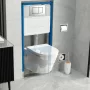 Balneo Fix-Frame Slim falba építhető WC tartály acél kerettel fali WC-hez