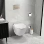 Balneo LXO műanyag nyomólap szatén kivitelben a WC-hez