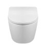 Balneo LUXA fali Rimless kerámia WC csésze Duroplast ülőkével és SoftClose zsanérokkal, fényes fehér G0101010101-1