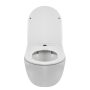 Balneo Luna fali Rimless kerámia WC csésze Duroplast ülőkével és SoftClose zsanérokkal, fényes fehér G0101010101-2