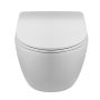 Balneo Luna fali Rimless kerámia WC csésze Duroplast ülőkével és SoftClose zsanérokkal, fényes fehér G0101010101-2