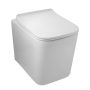 Balneo Luga szögletes fali kerámia WC Rimless, SoftClose ülőkével, fehér G0101010102-1