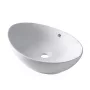Balneo ZERRA szaniter kerámia mosdótál 59x39 cm méretben, fehér színben