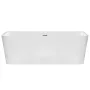 Balneo Roma szabadon álló akril kád 170x80 cm Click-Clack króm leeresztővel, fehér J0101010101-1 – BAL-J01010101011