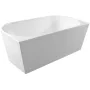 Balneo Viva falhoz illeszthető akril kád 150x75 cm krómozott Click-Clack leeresztővel, fehér J0101010102-1 – BAL-J01010101021