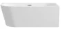 Balneo Avola szabadon álló akril kád 170x80 cm króm Click-Clack leeresztővel, jobbos/fehér J0101010402-2 – BAL-J01010104022