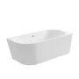 Balneo Avola szabdon álló akril kád 150x75 cm Click-Clack króm leeresztővel, jobb sarokba/ fehér J0101010402-3 – BAL-J01010104023