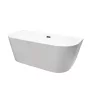 Balneo Viva szabdon álló akril kád 160x75 cm Click-Clack fekete leeresztővel, fehér J0101030102-2 – BAL-J01010301022