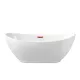 Balneo PARMA szabadon álló akril kád 170x72 cm Click-Clack réz leeresztővel, fehér J0101060301-1 – BAL-J01010603011