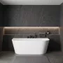 Balneo Viva Plus falhoz illeszthető akril kád 150x75 cm fehér leeresztővel és szifonnal, fehér kivitelben.