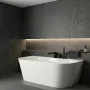 Balneo Viva Plus falhoz illeszthető akril kád 150x75 cm fehér leeresztővel és szifonnal, fehér kivitelben.