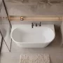 Balneo Viva Plus falhoz illeszthető akril kád 170x80 cm fehér leeresztővel és szifonnal, fehér kivitelben.