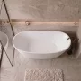 Balneo Parma szabadon álló akril kád 170x72 cm fehér leeresztővel és szifonnal, fehér kivitelben.