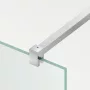 Balneo Beira Walk-in zuhanyfal 50x200 cm átlátszó üveggel és vágható merevítővel, króm profilszín.