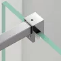Balneo Beira Walk-in zuhanyfal 50x200 cm átlátszó üveggel és vágható merevítővel, króm profilszín.