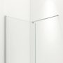 Balneo Beira Walkin zuhanyfal átlátszó üveg 70x200 cm merevítővel, króm profilszín K0101020110-3