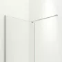 Balneo Beira Walkin zuhanyfal átlátszó üveggel 70x200 cm króm profillal és merevítővel