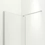 Balneo Beira Walkin zuhanyfal átlátszó üveg 90x200 cm merevítővel, króm profilszín.