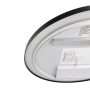 Balneo VENUS kerek LED tükör állítható fényerővel 60 cm páratlanító funkcióval, fekete kerettel L0101010403-1