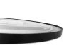 Balneo VENUS kerek LED tükör állítható fényerővel 70 cm páratlanító funkcióval, fekete kerettel L0101010403-2