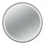 Balneo VENUS kerek LED tükör állítható fényerővel 80 cm páratlanító funkcióval, fekete kerettel L0101010403-3 – BAL-L01010104033