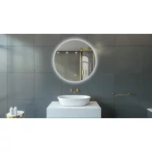 Balneo ROCO kerek LED tükör állítható fényerővel 70 cm páratlanító funkcióval L0101010403-7 – BAL-L01010104037