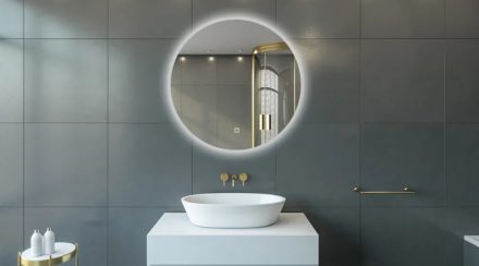 Balneo ROCO kerek LED tükör állítható fényerővel 70 cm páratlanító funkcióval L0101010403-7