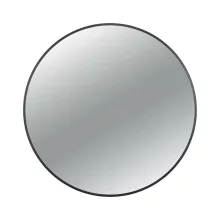 Balneo CORINA kerek tükör 60 cm, fekete alumínium kerettel L0101010503-1 – BAL-L01010105031