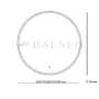 Balneo SUN kerek LED tükör 90 állítható fényerővel és párátlanító funkcióval L0101020404-4 – BAL-L01010204044