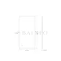 Balneo LUMIN elfordítható négyszögletes tükör állítható fényerővel 60x80 cm, párátlanító funkcióval L0201020401-8 – BAL-L02010204018