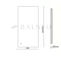 Balneo MARINO elforgatható tükör 60x80 hátsó LED vilgágítással, állítható fényerővel és párátlanító funkcióval L0201020601-3 – BAL-L02010206013