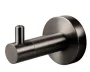 Balneo Qube 1-es model fém akasztó, gun metal M0101070101