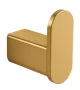 Balneo Qarx 1 model fürdőszobai fém akasztó, arany kivitelben