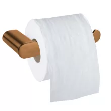 Balneo Qarx fali WC-papír tartó réz kivitelben, elegáns fürdőszobai kiegészítő