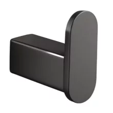 Balneo Qarx 1 model fürdőszobai fém akasztó, gun metal kivitelben