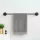 Balneo Qube 1-es model fürdőszobai törölköző akasztó 60 cm, gun metal M0301070103