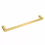 Balneo Qarx 2-es model fali fürdőszobai törölközőtartó 60 cm, fényes arany M0301080204