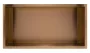 Balneo WALL-BOX ONE süllyesztett inox fali polc peremmel, 60x30x7 cm réz színben