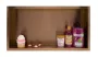 Balneo WALL-BOX négyzet alakú süllyesztett fali polc 60x30x10 cm méretben, elegáns réz kivitelben