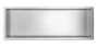 Balneo WALL-BOX ONE süllyesztett inox fali polc peremmel, 90x30x7 cm króm színben