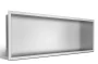 Balneo WALL-BOX ONE süllyesztett inox fali polc peremmel, 90x30x7 cm króm színben