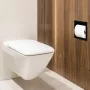 Balneo Wall-Box falba süllyeszthető 18 cm-es WC-papír tartó matt fekete kivitelben, modern fürdőszobai kiegészítő